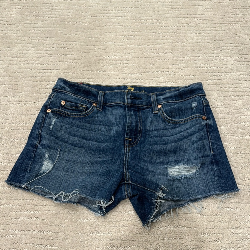 7 For All Mankind Jean Shorts